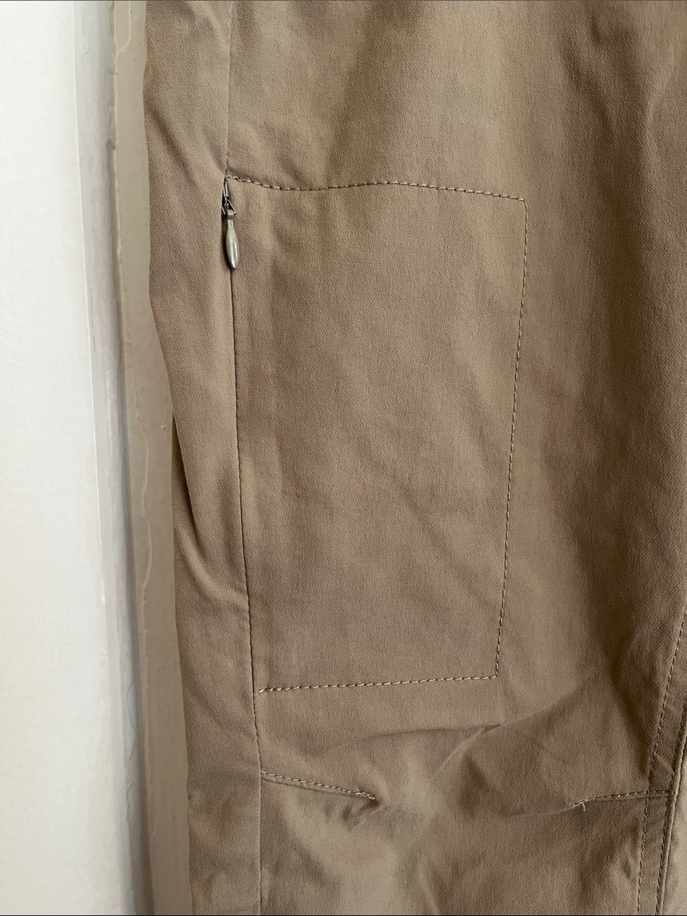 Prana Halle Khaki Outdoor Hiking Stretch Cargo Pants - Picture 5 of 9